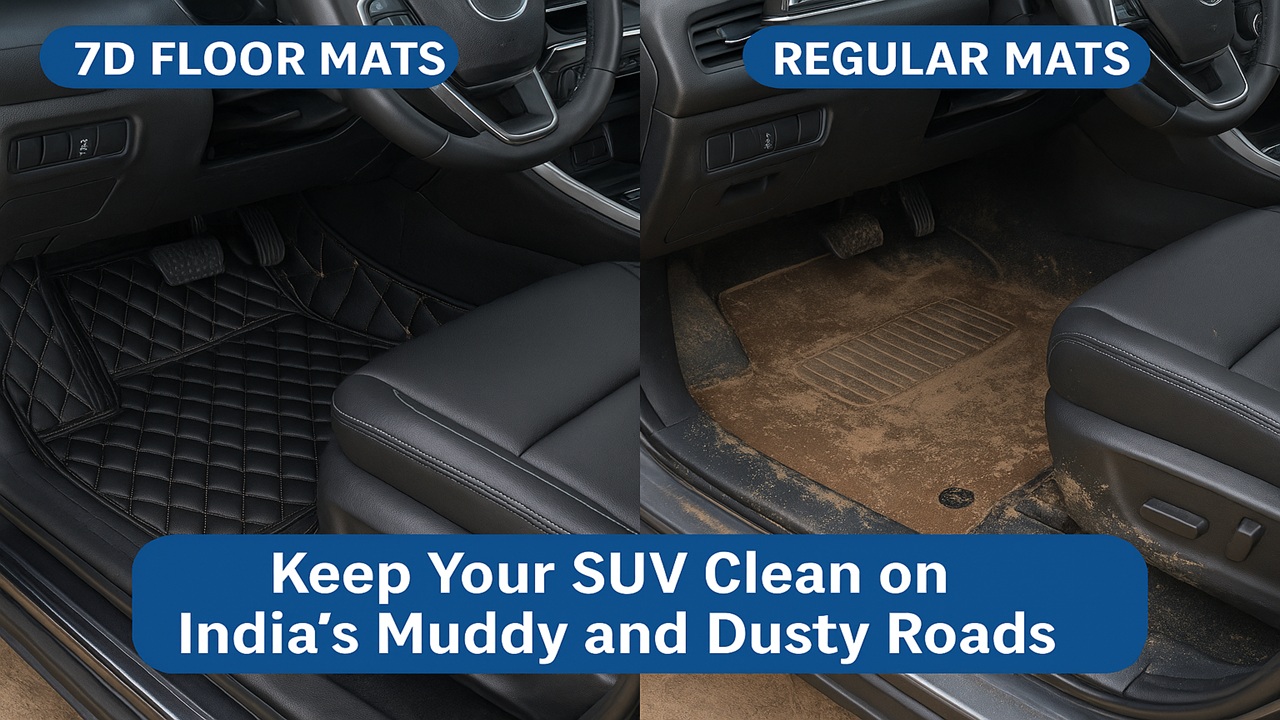 7D Floor Mats vs Regular Mats: Keep Your SUV Clean on Muddy & Dusty Roads