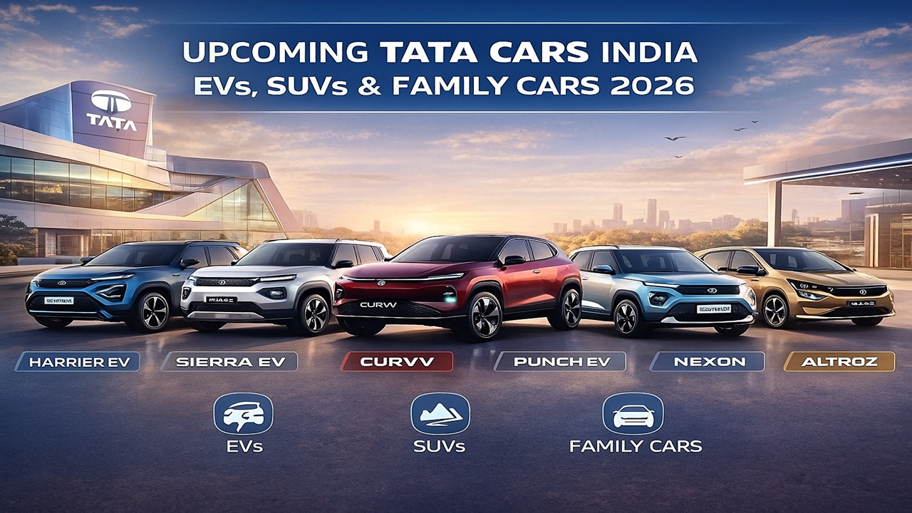 Upcoming Tata Cars in India 2026: EVs, SUVs & Future Lineup Preview