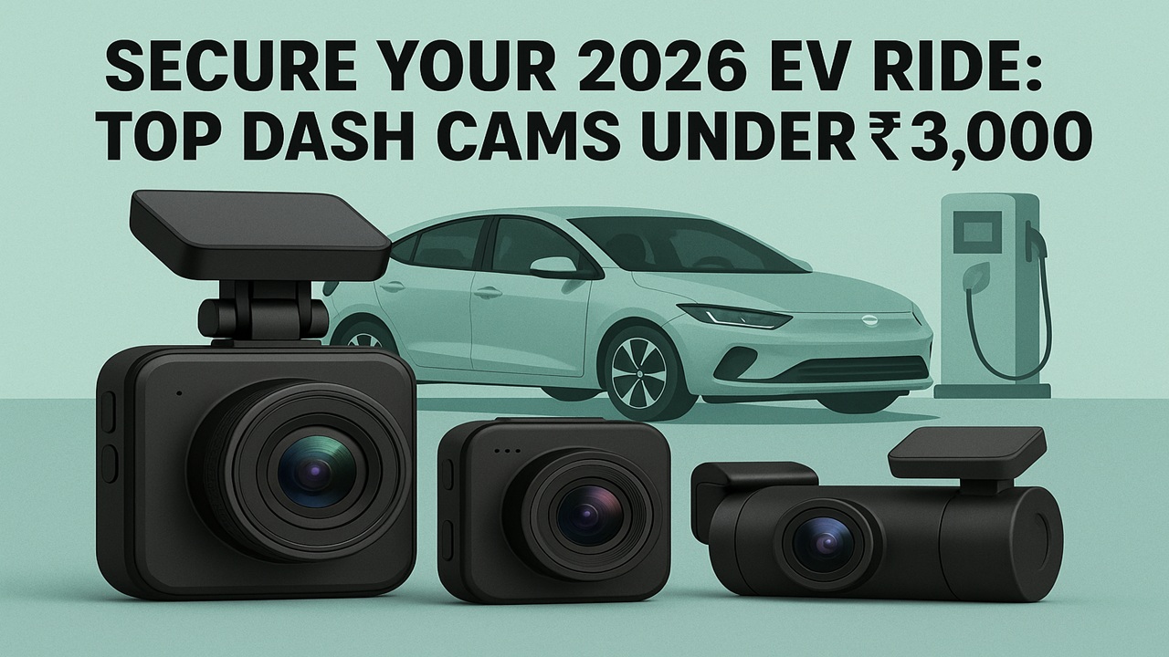 Top 5 Dash Cams Under ₹3,000 for 2026 EVs: Perfect Fit for Tata Sierra & Maruti e-Vitara