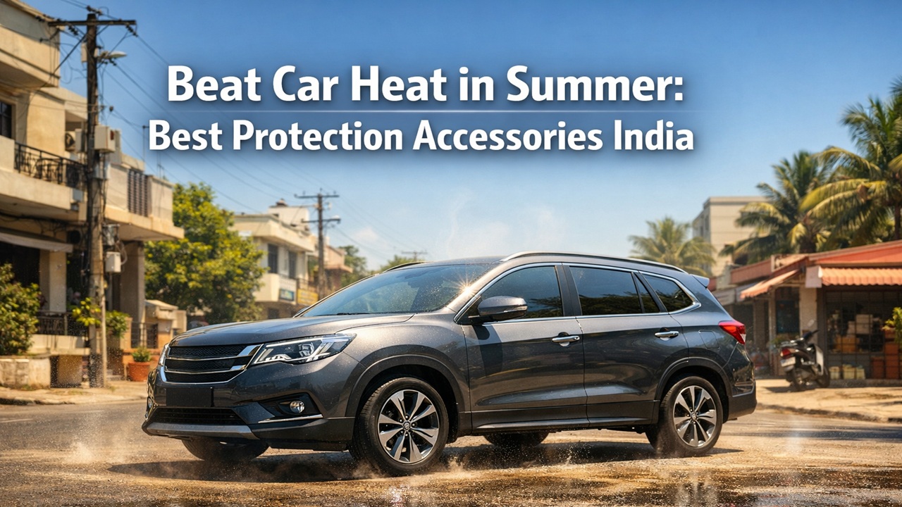 Why Does Your Car Feel Like an Oven in Summer? Best Heat-Protection Accessories in India